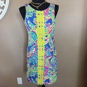 Lilly Pulitzer Colorful Paisley Mini Dress